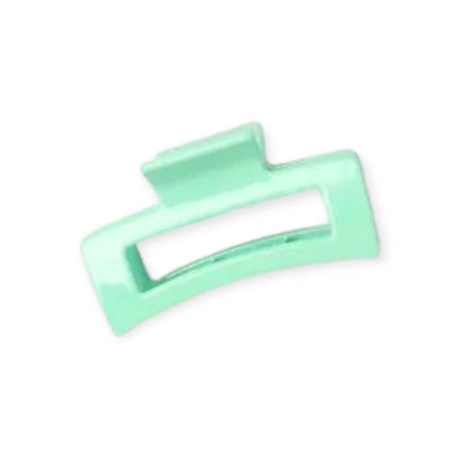 Picture of RECTANGULAR CLAMP 8.5CM PASTEL GREEN